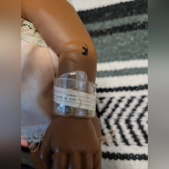 Doll Newborn Baby Girl Anatomically Correct  African American Hospital Blue Eyes - Picture 15 of 16
